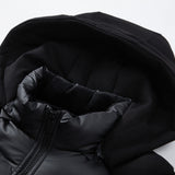 Men’s Hooded Hybrid Puffer Jacket