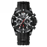 Men’s Watch — Sport - Black Strap | Black Dial | Black Case - Rully Official