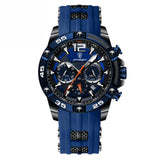Men’s Watch — Sport - Blue Strap | Blue Dial | Black Case - Rully Official