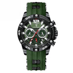 Men’s Watch — Sport - Dark Olive Strap | Dark Olive Dial | Black Case - Rully Official