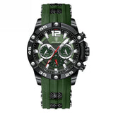 Men’s Watch — Sport - Dark Olive Strap | Dark Olive Dial | Black Case - Rully Official