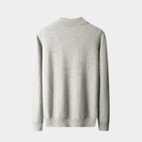 Men’s Merino Wool Long Sleeve Half Zip Polo