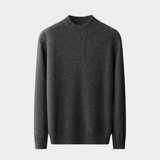 Men’s Cashmere Mock Neck Jumper