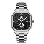 Men’s Watch — Machine - (Steel) Silver Strap | Silver Accents | Silver Case - Rully Official