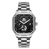 Men’s Watch — Machine - (Steel) Silver Strap | Silver Accents | Silver Case - Rully Official