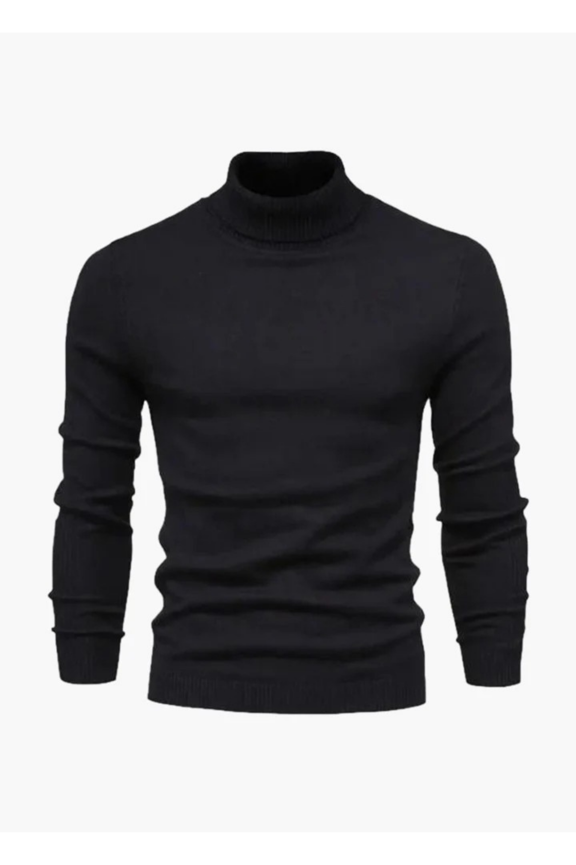 Men's Merino Wool Roll Neck Jumper