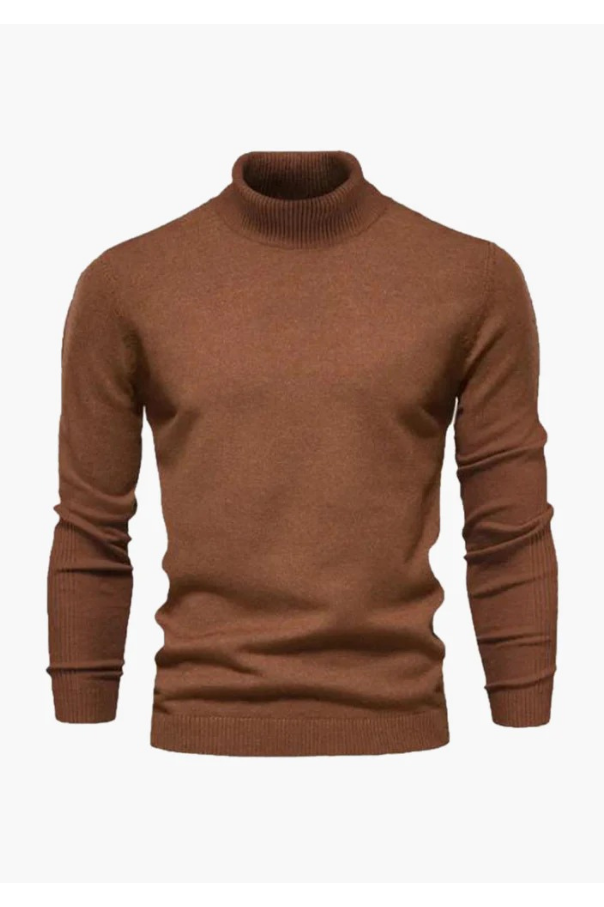 Men's Merino Wool Roll Neck Jumper