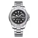 Men’s Watch — Classic Noble - (Steel) Silver Strap | Black Dial - Rully Official