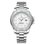 Men’s Watch — Classic Noble - (Steel) Silver Strap | White Dial - Rully Official