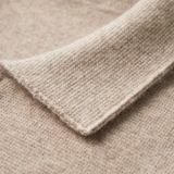 Men's Extra-Fine Merino Wool Zip Polo Cardigan