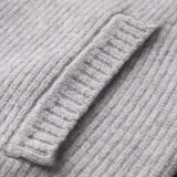 Men’s Full-Zip Ribbed Merino Wool Cardigan