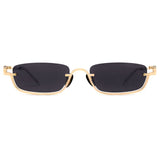 Men’s Sunglasses — Cancún - Gold Frame | Dark Grey Lens - Rully Official