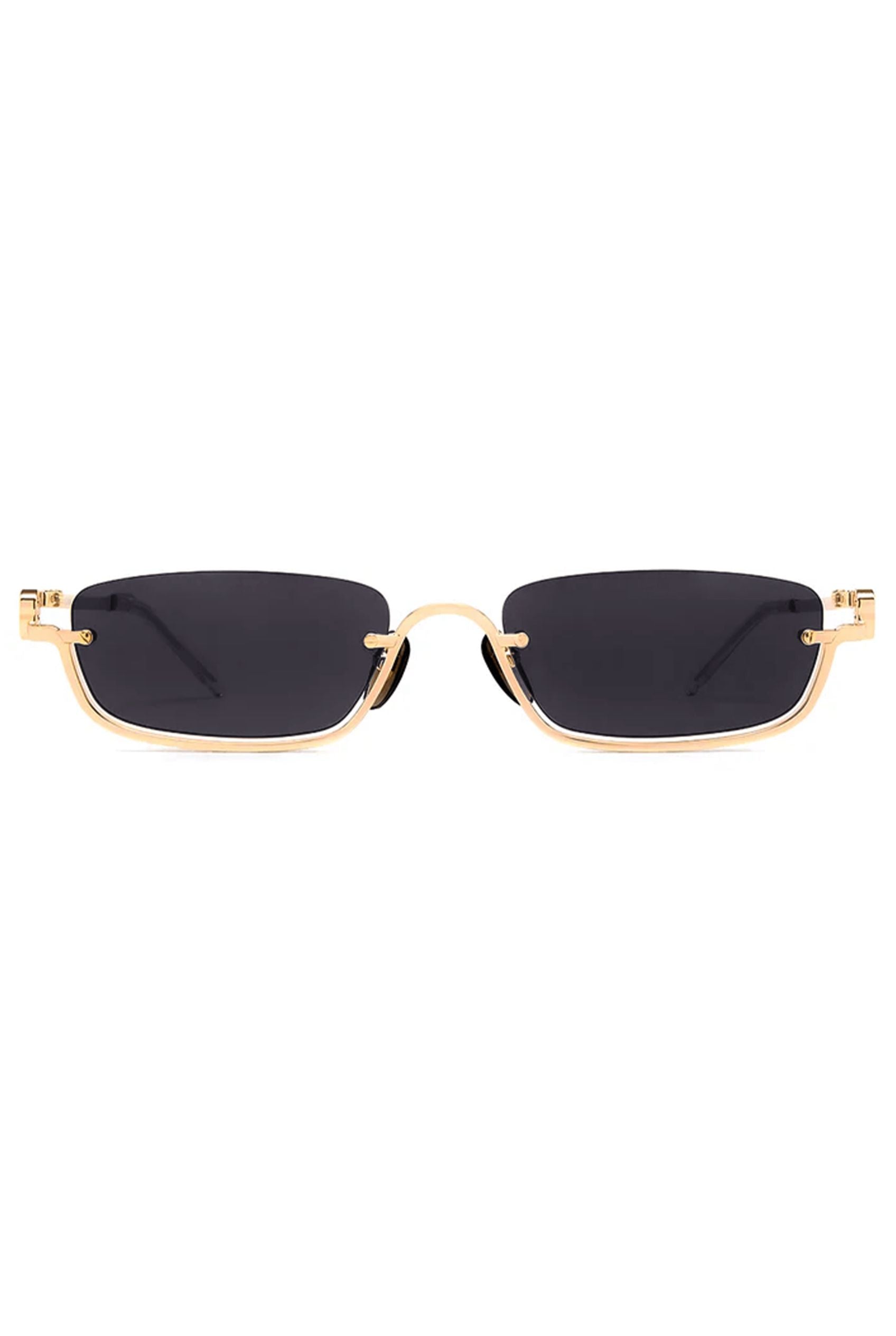 Men’s Sunglasses — Cancún - Gold Frame | Dark Grey Lens - Rully Official