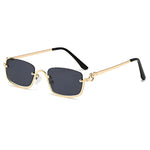 Men’s Sunglasses — Cancún - Gold Frame | Dark Grey Lens - Rully Official