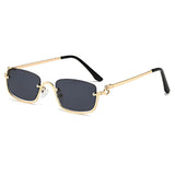 Men’s Sunglasses — Cancún - Gold Frame | Dark Grey Lens - Rully Official