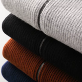 Men’s Full-Zip Ribbed Merino Wool Cardigan