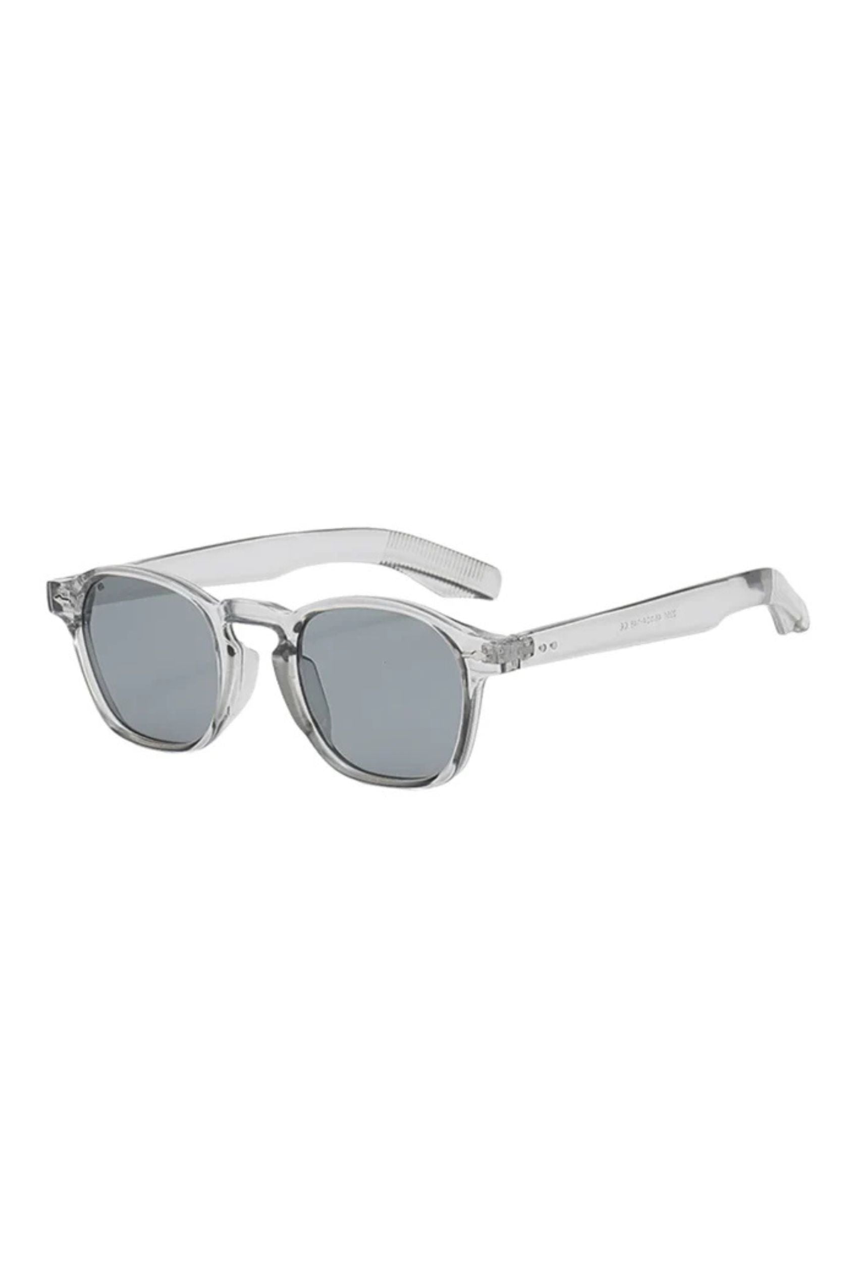 Men's Sunglasses — Porto - Crystal Grey Frame | Grey Lens - Rully Official