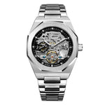 Men's Watch — The Vantage - Silver Strap | Black/Silver Dial | Silver Case - Rully Official