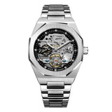 Men's Watch — The Vantage - Silver Strap | Black/Silver Dial | Silver Case - Rully Official