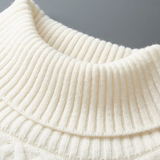 Men’s Cable Knit Roll Neck Jumper