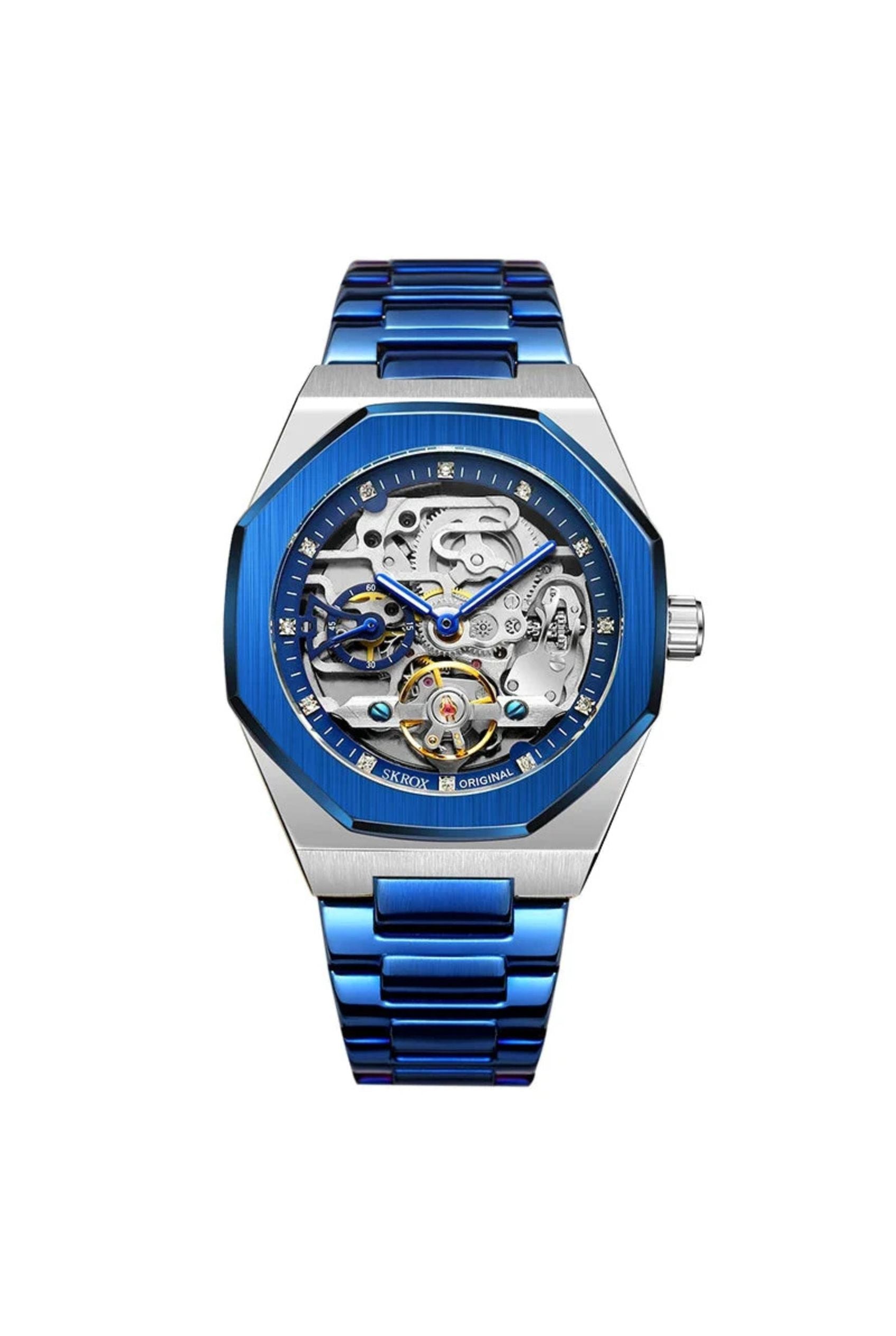 Men's Watch — The Vantage - Blue Strap | Blue/Silver Dial | Blue/Silver Case - Rully Official