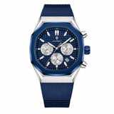 Men's Watch — The Outrider - Blue Strap | Blue Dial | Blue/Silver Case - Rully Official