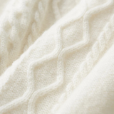 Men’s Cable Knit Roll Neck Jumper