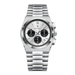 Men's Watch — The Regatta - Silver Strap | Silver/Black Dial | Silver Case - Rully Official