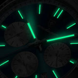 Men's Watch — The Regatta - Gold Strap | Green/Silver Dial | Gold Case - Rully Official