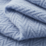 Men's Cashmere Herringbone Shawl Collar Jumper