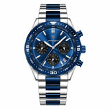 Men's Watch — The Apex - Silver/Blue Strap | Blue Dial | Blue Case - Rully Official