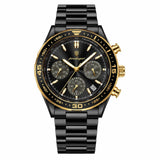 Men's Watch — The Apex - Black Strap | Black Dial | Black/Gold Case - Rully Official