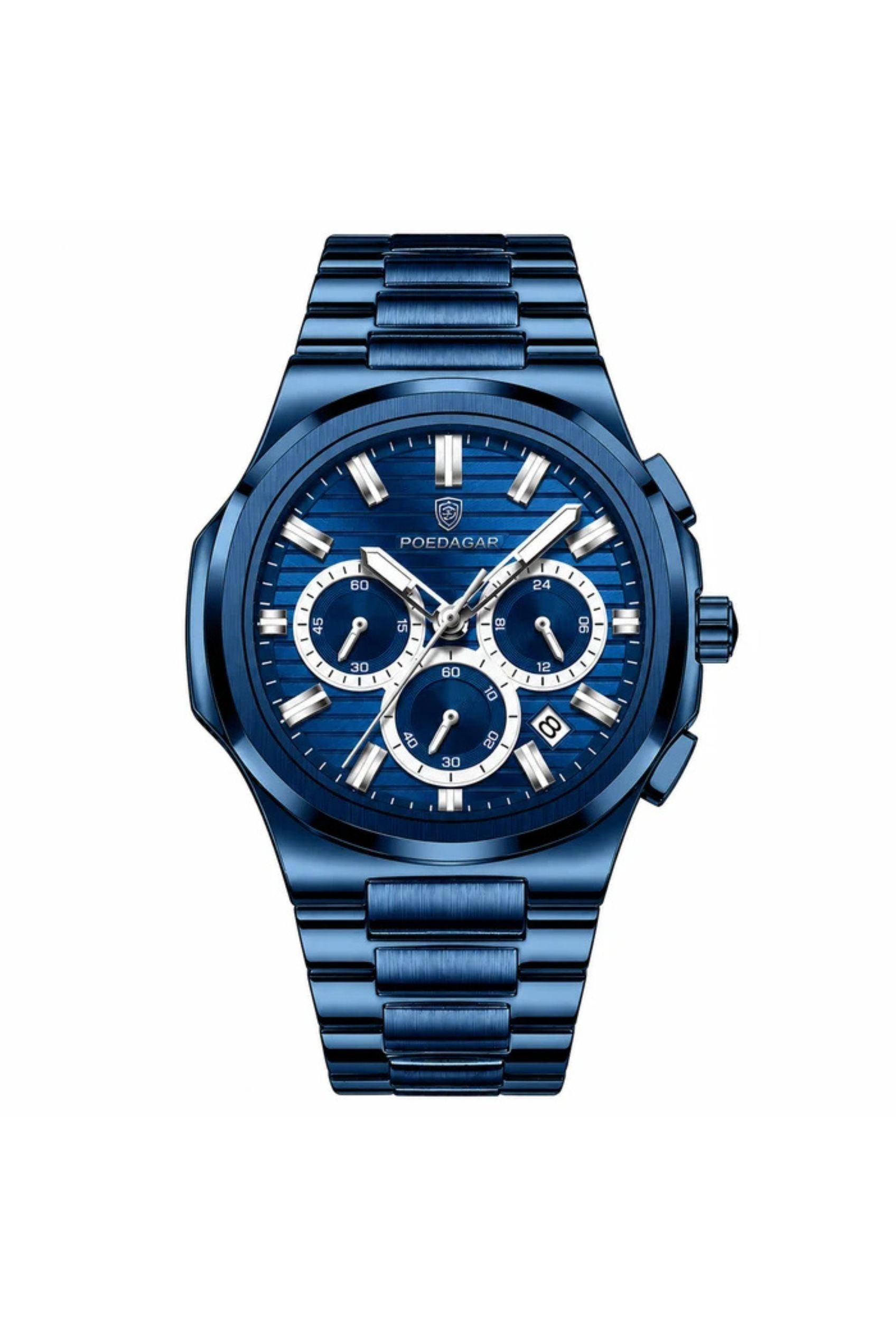 Men's Watch — The Solstice - Total Blue | Silver Accents - Rully Official