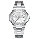 Men's Watch — The Glacier - Silver Strap | White Dial - Rully Official