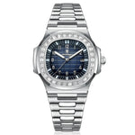Men's Watch — The Glacier - Silver Strap | Navy Dial - Rully Official