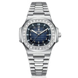 Men's Watch — The Glacier - Silver Strap | Navy Dial - Rully Official