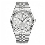 Men's Watch — The Sterling - Silver Strap | White Dial | Silver Case - Rully Official
