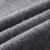 Men's Extra-Fine Merino Wool Two-Tone Zip Cardigan