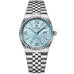 Men's Watch — The Sterling - Silver Strap | Ice Blue Dial | Silver Case - Rully Official