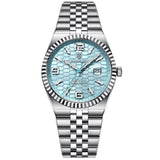 Men's Watch — The Sterling - Silver Strap | Ice Blue Dial | Silver Case - Rully Official
