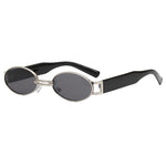 Men’s Sunglasses — Manhattan - Silver Front | Black Temples | Dark Grey Lens - Rully Official
