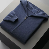 Men's Extra-Fine Merino Wool Full-Zip Hoodie