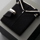 Men's Contrast Merino Wool Two-Piece Set