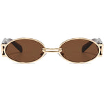 Men’s Sunglasses — Manhattan - Gold Front | Brown Temples | Brown Lens - Rully Official