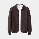 Men's Extra-Fine Merino Wool Button Overshirt
