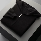 Men's Extra-Fine Merino Wool Full-Zip Hoodie