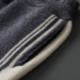 Men's Contrast Merino Wool Two-Piece Set