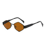 Men’s Sunglasses — Hex - Black Frame | Brown Lens - Rully Official