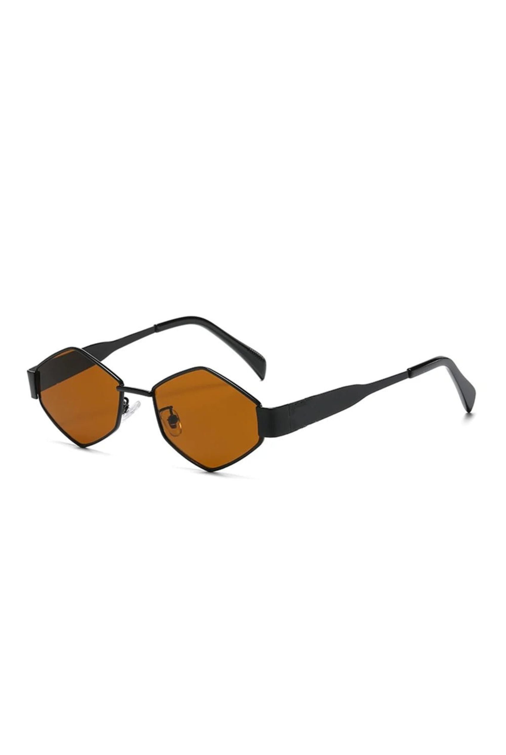 Men’s Sunglasses — Hex - Black Frame | Brown Lens - Rully Official