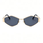 Men’s Sunglasses — Hex - Gold Frame | Navy Lens - Rully Official